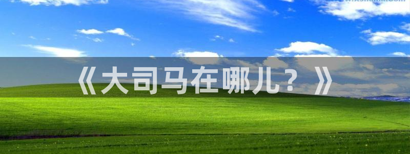 178篮球比赛免费直播：《大司马在哪儿？》